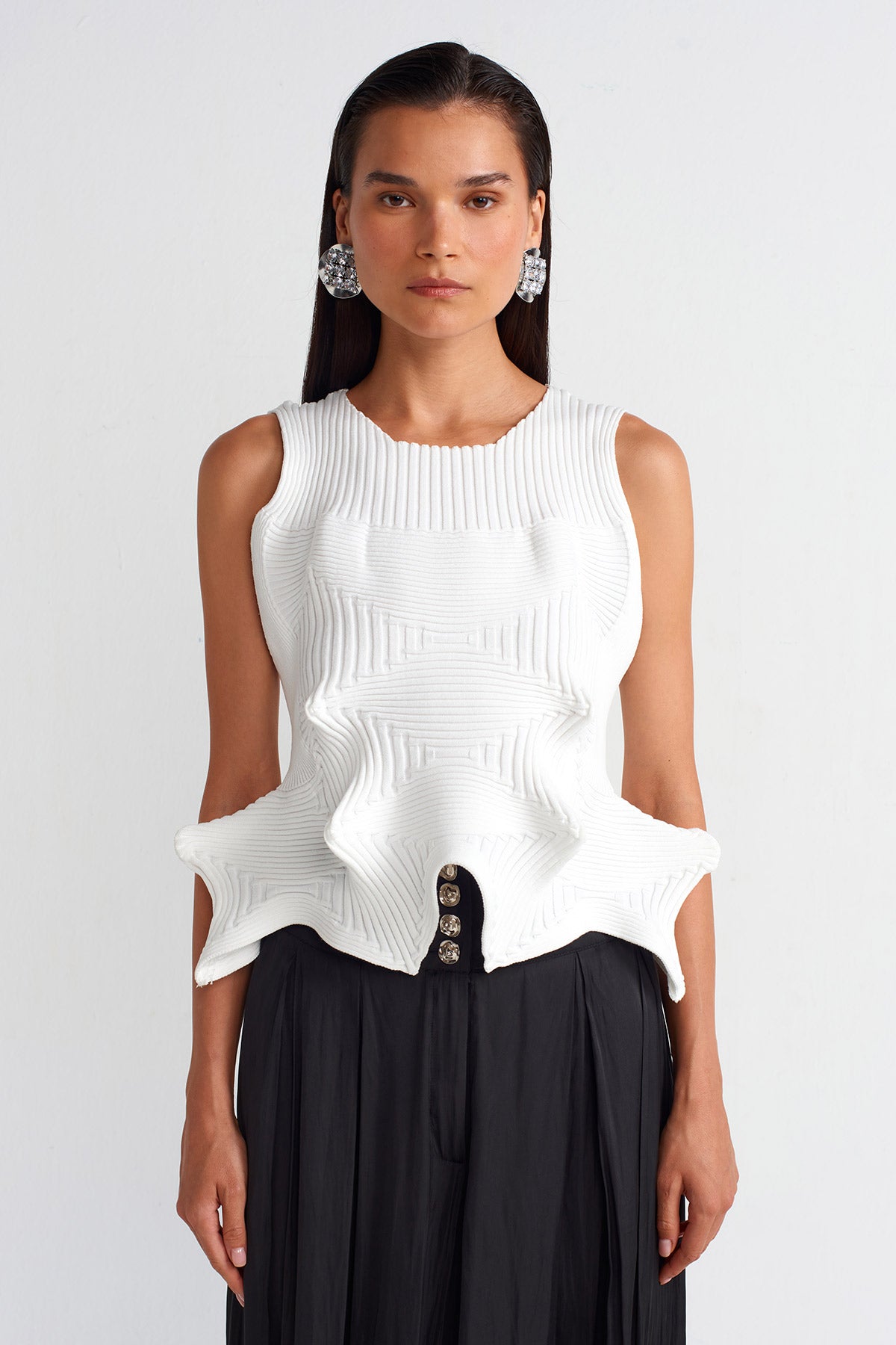 Off White Origamik Knit Top-Y251011029