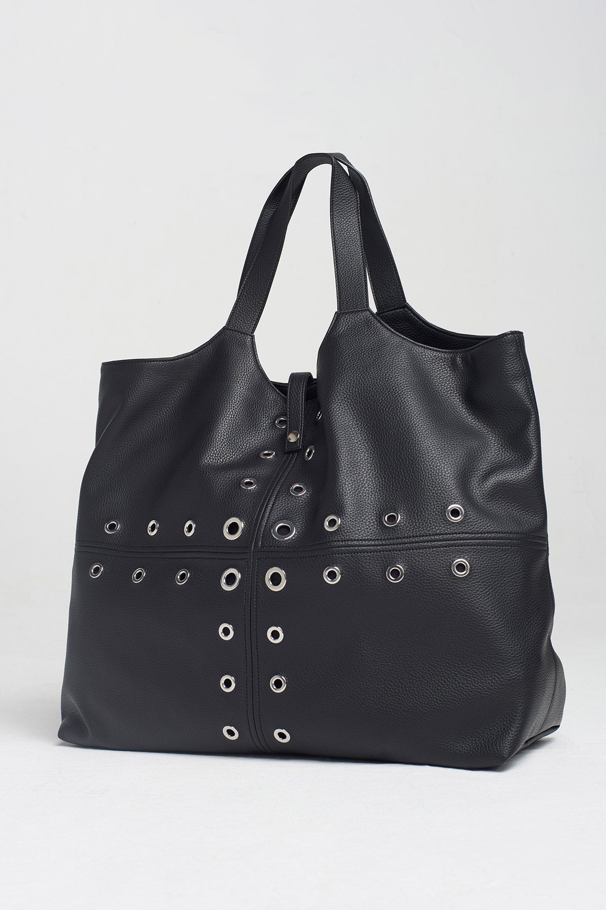 Black Bird-Eye Shoulder Bag-Y258018004